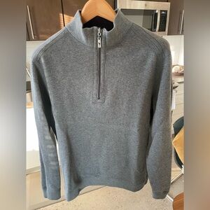Tommy Bahama Men's Gray Zip-Up Sweater